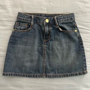Little girls Jean skirt. Size 7, Gymboree